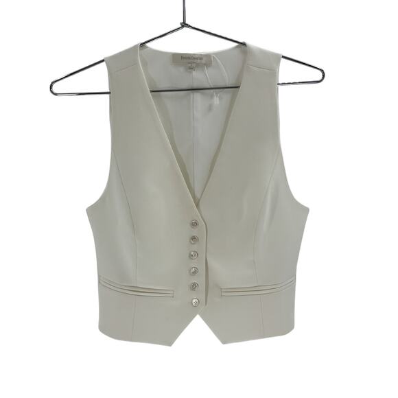 Favorite Daughter 'The Favorite' Ivory Polyester Vest Size S - Picture 2 of 4